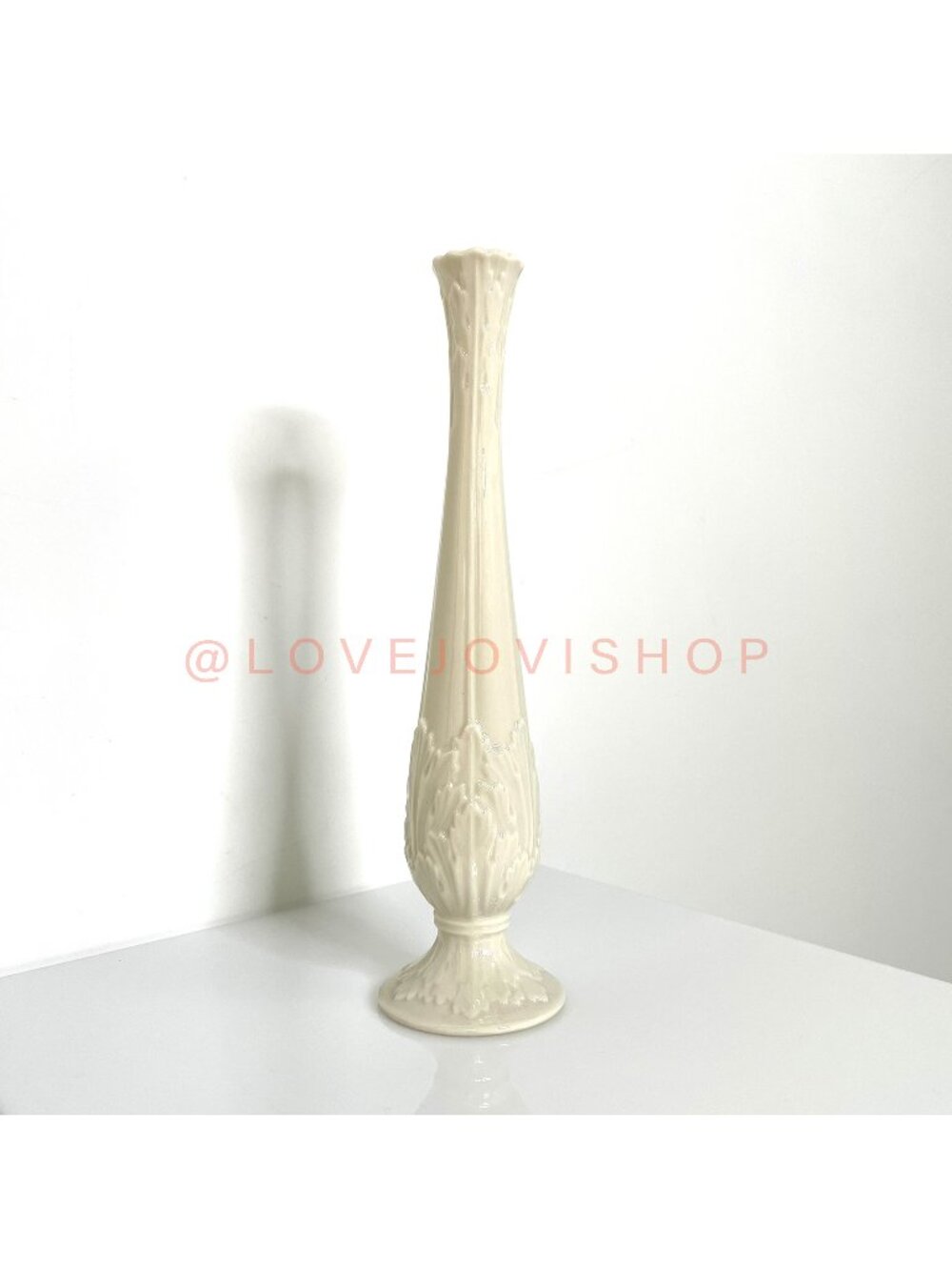 Spring | Lenox Florentine Collection Bud Vase | 11" Height | Petal Leaf Motif